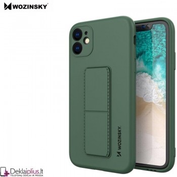 Wozinsky 4in1 švelnaus silikono dėklas - žalias (telefonui Apple Iphone 13 Mini)